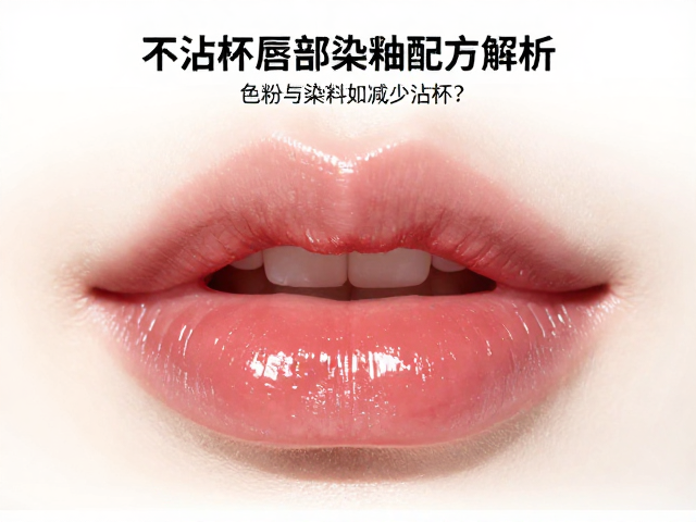 不沾杯唇部染釉配方解析，色粉与染料如何减少沾杯？