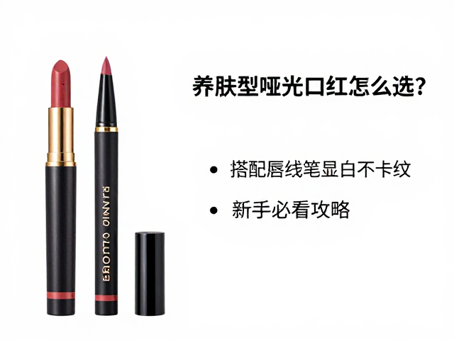 唇线笔的显白魔法与边缘处理