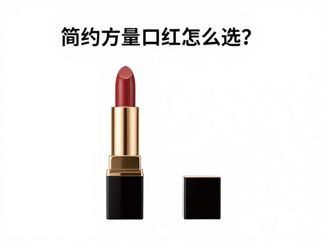 简约方管口红的材质甄别与结构解析