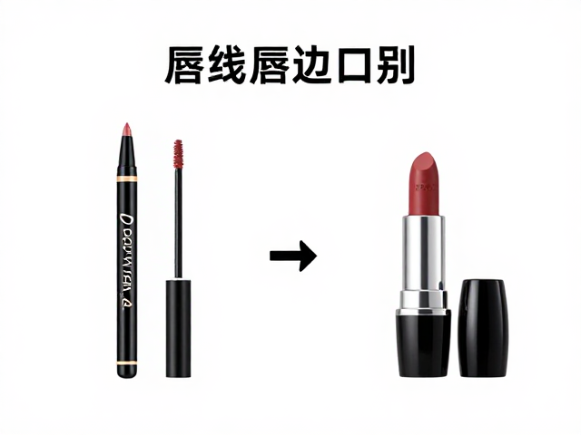 新手化妆指南，唇线笔和口红区别，搞定高级职场妆