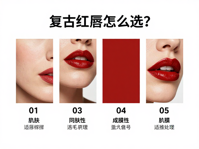 复古红唇怎么选？不同肤质与成膜性适配科普