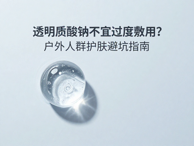 透明质酸钠不宜过度敷用?户外人群护肤避坑指南