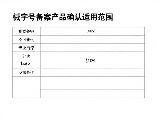 械字号备案产品确认适用范围,不可替代专业治疗