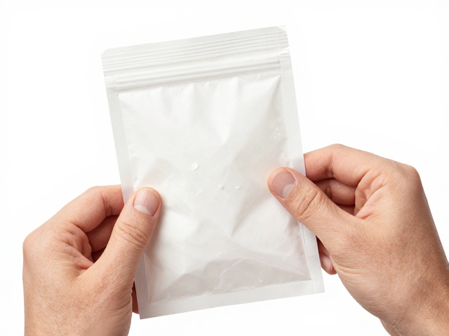 使用前检查包装完整,破损鼓包禁止使用,避免手部污染袋口