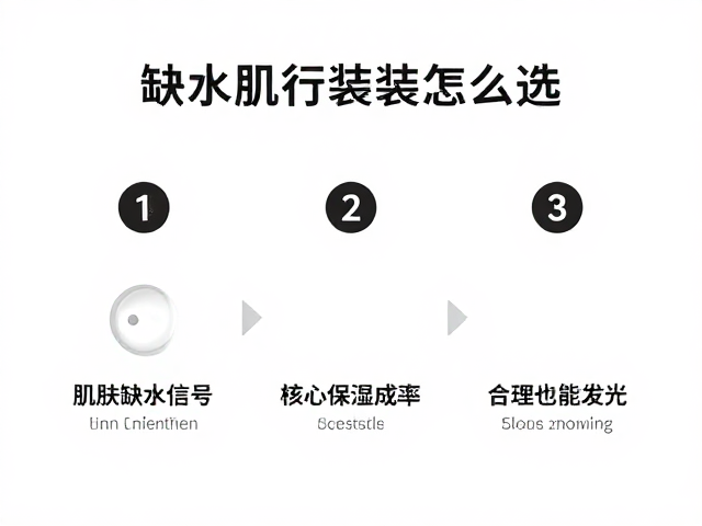 缺水肌旅行装怎么选?3步提升护肤效率,出差也能发光