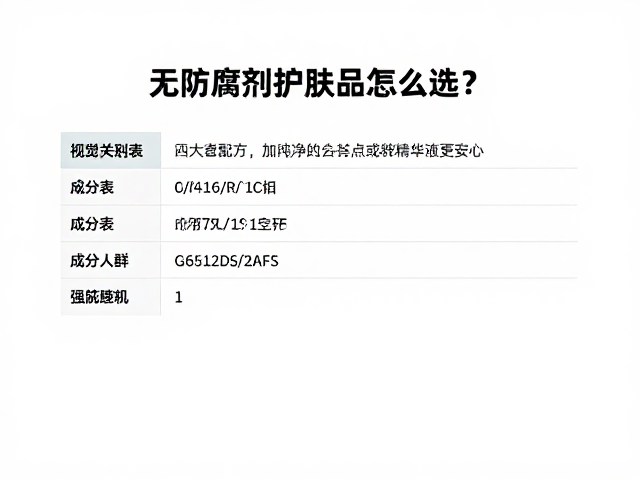 极简配方与分装技术:提升使用安全性的物理手段