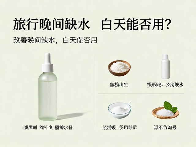 旅行便携护肤推荐,改善晚间缺水,白天能否用?