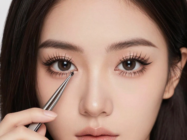 女团妆浓密版型怎么画？鱼线梗，睫毛镊子打造根根分明