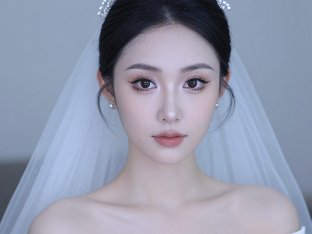 婚礼跟妆灵感，狐狸眼眼尾拉长，漫画束嫁接，打造清冷高级新娘妆