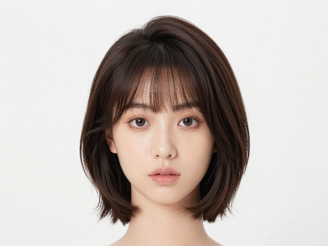 8mm自然短款假发，日常淡妆派对造型轻松驾驭
