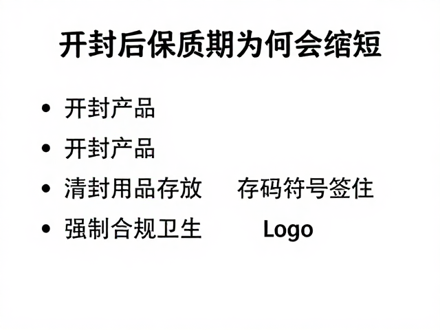 开封后保质期为何会缩短