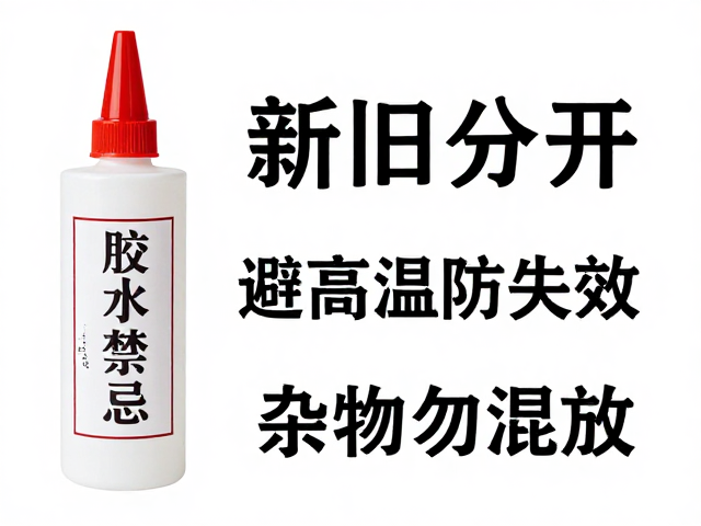 胶水存放禁忌：新旧分开、避高温防失效，镊子杂物勿混放