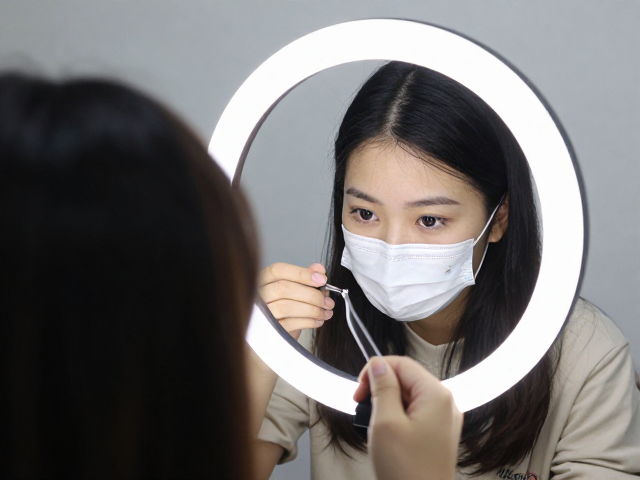 便携补光环形灯的光线布局与视觉优化策略