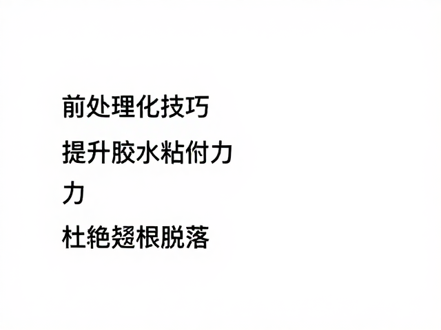 机械粗化增强微观咬合力