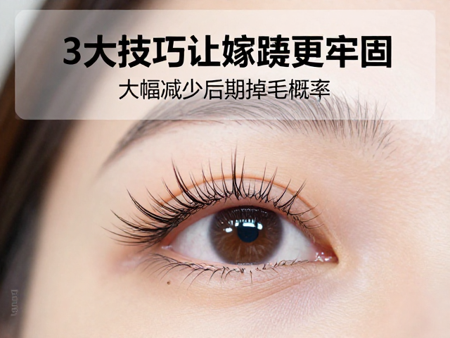美睫门店必看，3大技巧让嫁接更牢固，大幅减少后期掉毛概率