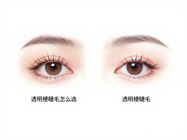 透明梗睫毛怎么选？比对眼型长度，随身携带补妆超方便
