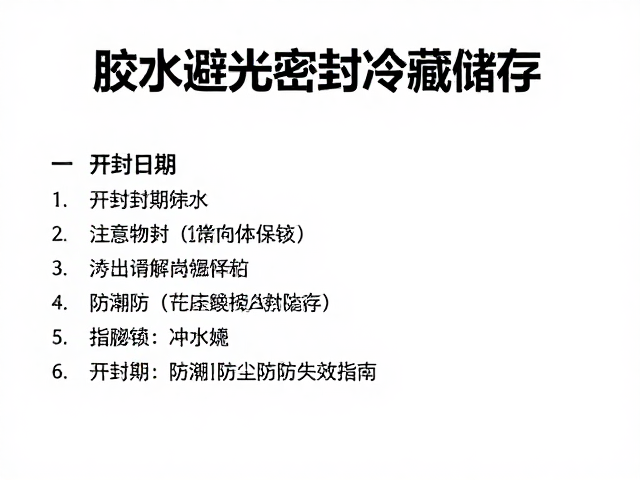 温度控制对胶水化学稳定性的关键影响