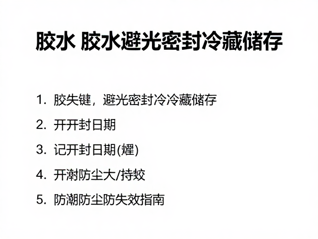 时间管理与开封日期的追踪体系