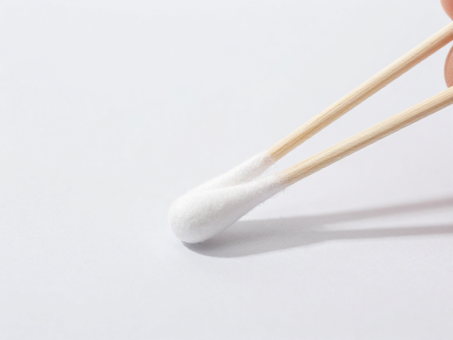 无尘棉签擦拭根部看是否适配清洁液，组合套装更受门店欢迎