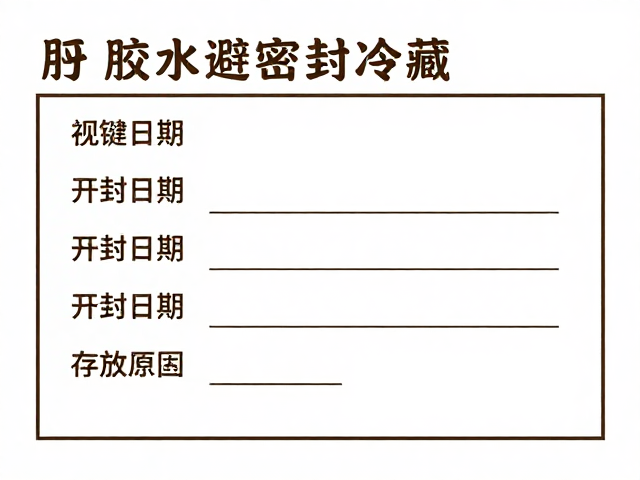 开封日期记录与保质期管理的实操规范