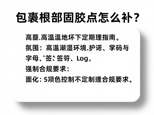 固化控制与环境隔离