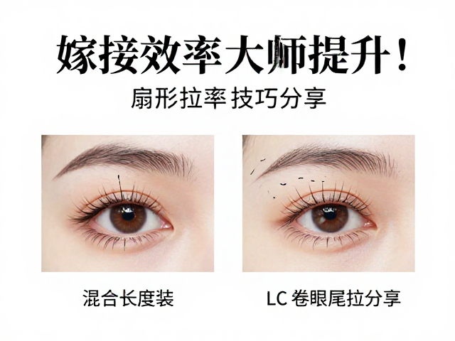 眼尾拉长技法：扇形构建与角度控制