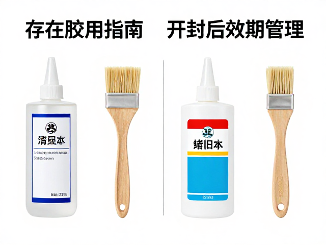 新旧胶水分离与标识管理