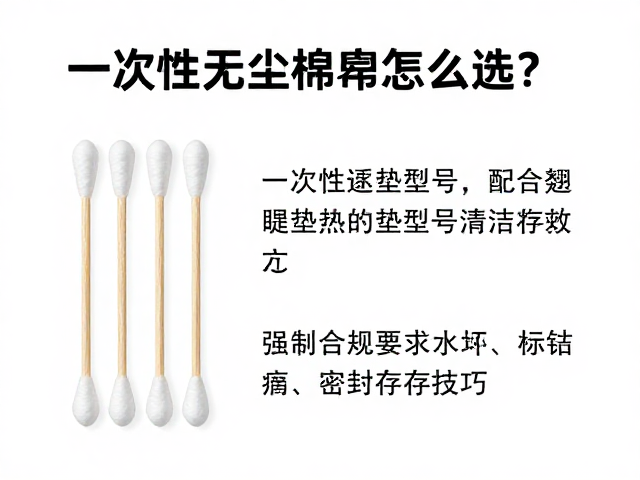 一次性无尘棉签怎么选?配合翘睫垫型号与密封存放技巧