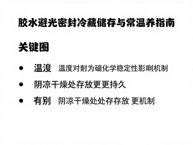 温度对胶水化学稳定性的影响机制