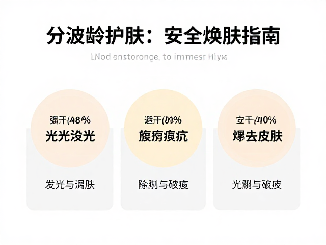 分波长护肤避坑，避开强光与破损处，安全焕肤指南