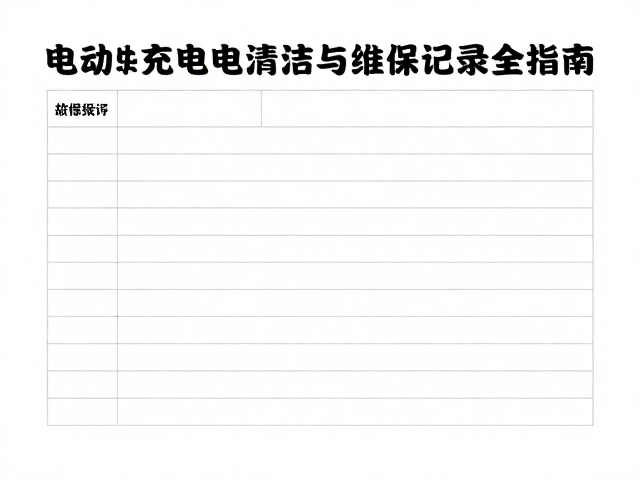 维保记录:数据追踪与故障预检逻辑