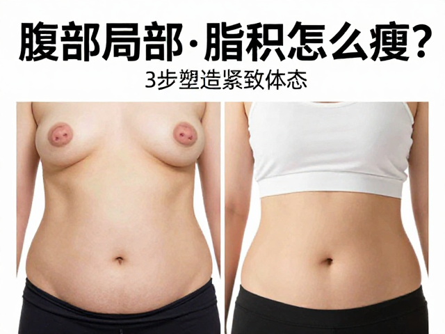 腹部局部脂肪堆积怎么瘦？3步塑造紧致体态