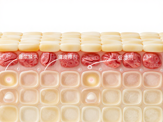 促渗剂改变角质层脂质排列