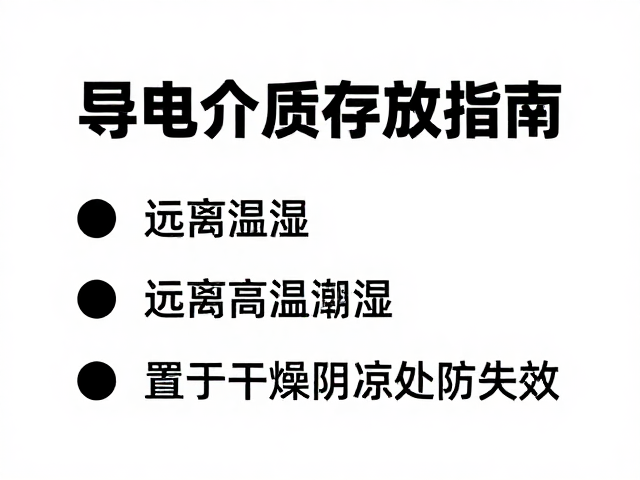 环境温湿度对导电介质性能的决定性影响
