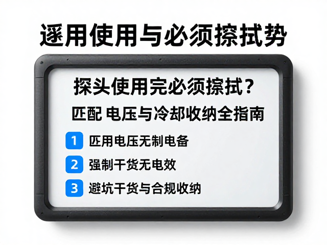 匹配电压与冷却收纳全指南
