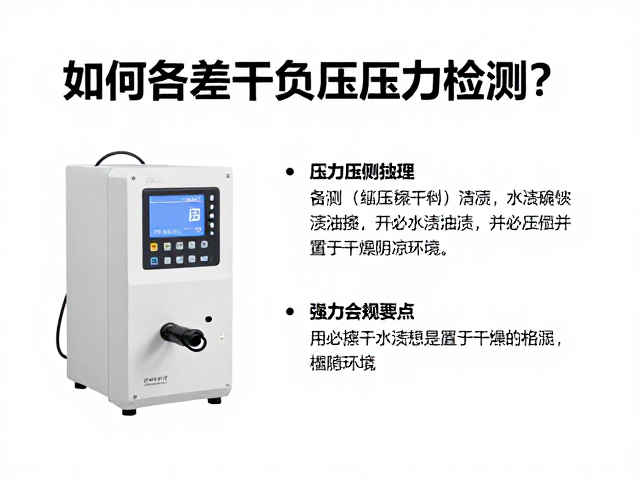 负压检测的核心操作流程