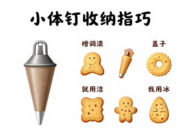 裱花钉的结构优势与收纳逻辑