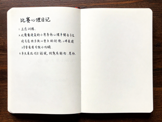 比赛心理日记的记录逻辑与复盘技巧