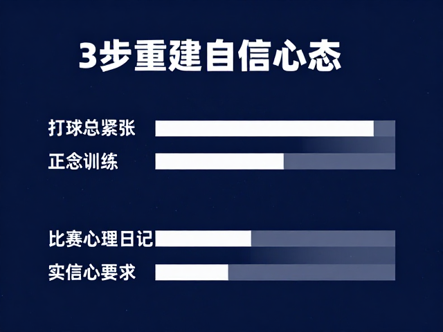 三步重建自信心的实战路径
