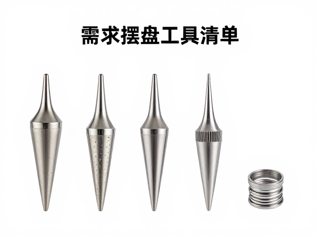 精准控量的挤花嘴与转接环