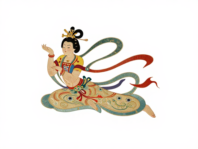唐代刺绣飞天纹样研究，恒温恒湿技术下的文物保护与工艺解析