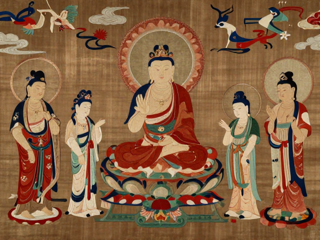 唐代洛阳刺绣屏风，佛教艺术推动的工艺巅峰