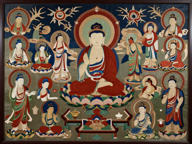 佛教艺术对刺绣技法与题材的深远影响
