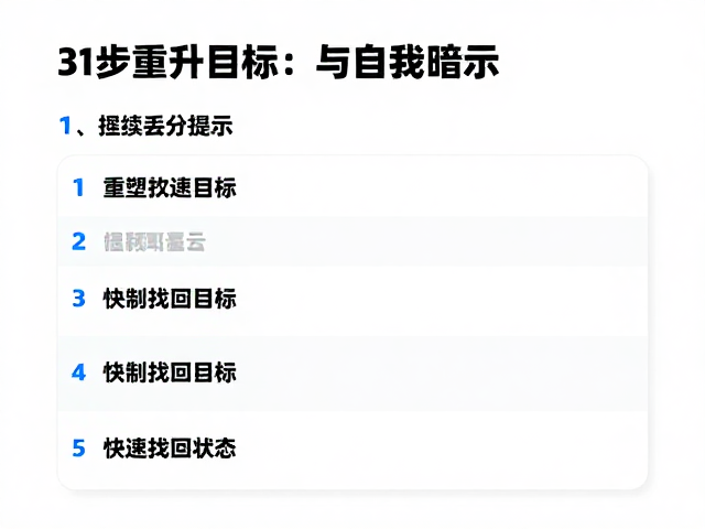 重塑可执行的小目标
