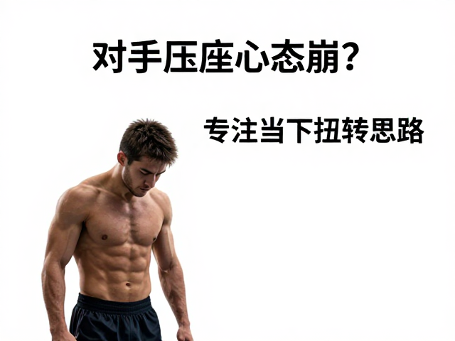 被对手压制心态崩？告别紧张焦虑，专注当下扭转思路