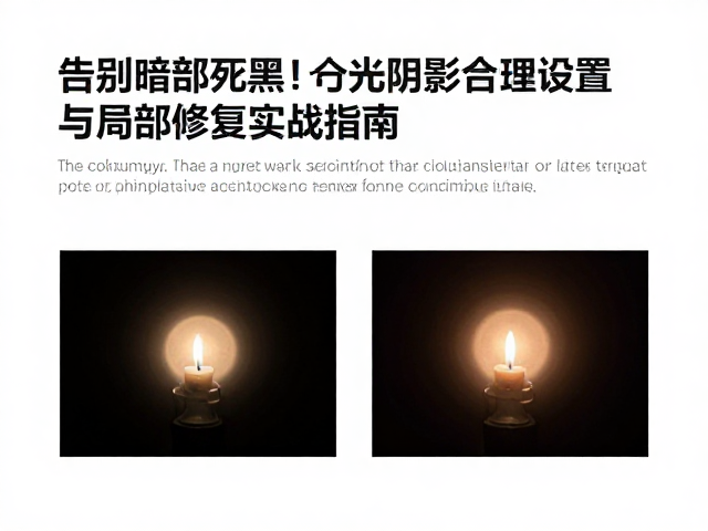 理解暗部死黑与高光溢出的光学成因