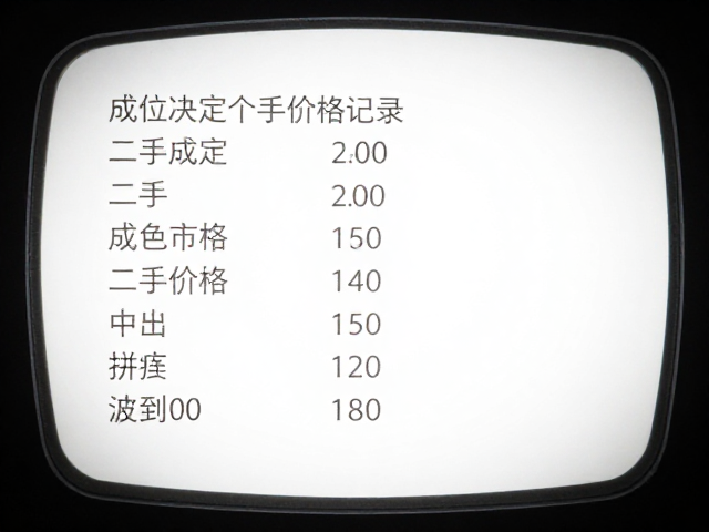 二手市场中成色分级与价格波动逻辑