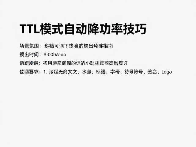 利用距离微调优化多档输出的稳定性