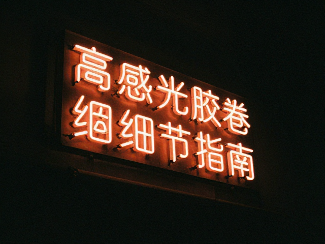 霓虹灯光下的色彩还原与宽容度博弈
