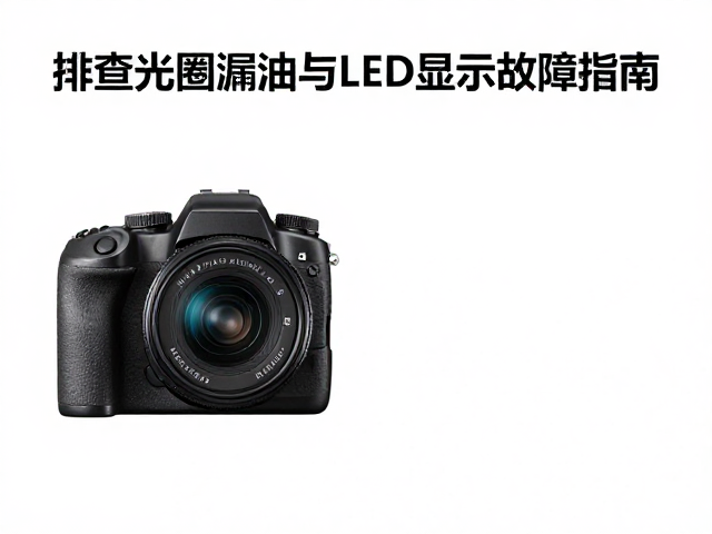 排查光圈漏油与LED显示故障指南
